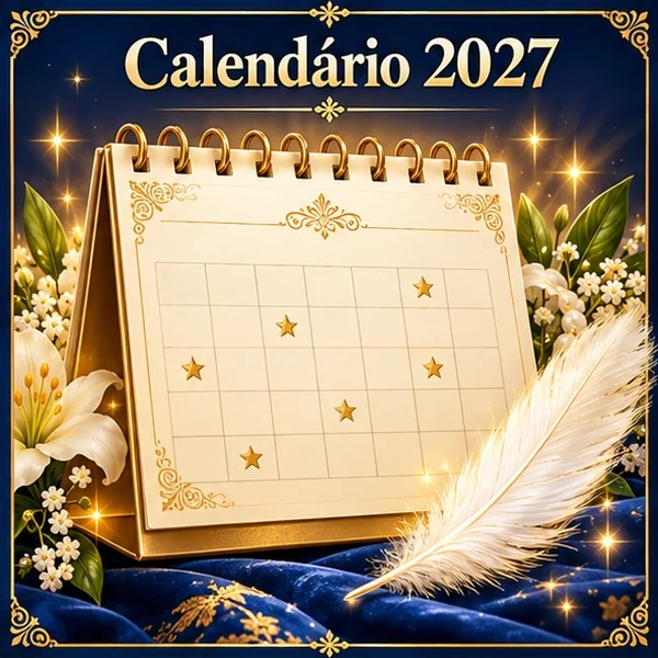 Capa do bônus: Calendário dos Dias do seu Anjo 2027